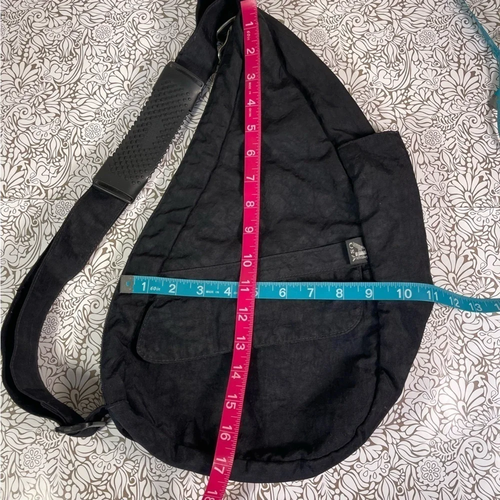 AmeriBag Black Shoulder Bag Sling Purse
